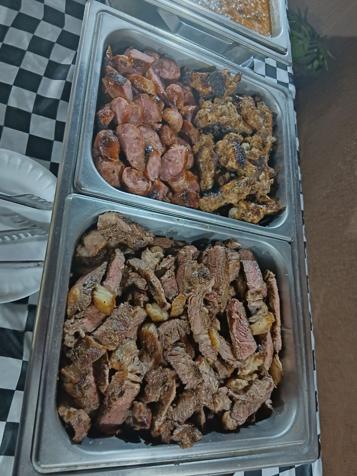 Carnes e Rechauds em Festa