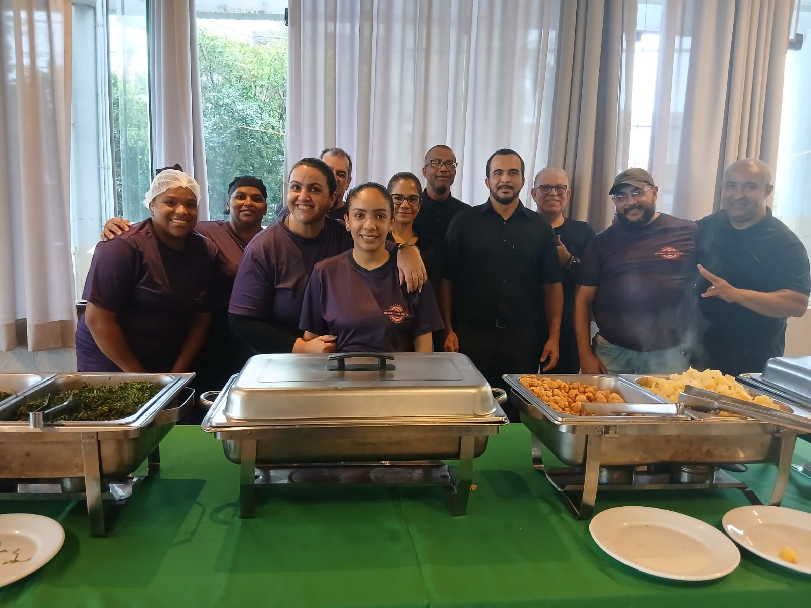 Equipe Marques Flora no Buffet